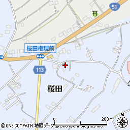 千葉県成田市桜田1060-23周辺の地図