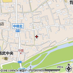 埼玉県入間市野田736周辺の地図