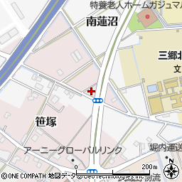 埼玉県三郷市笹塚110周辺の地図