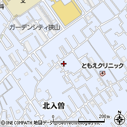 埼玉県狭山市北入曽424周辺の地図