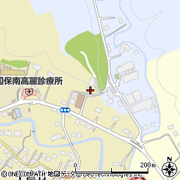 埼玉県飯能市下直竹1121-3周辺の地図