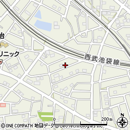 埼玉県飯能市笠縫152-7周辺の地図