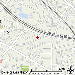 埼玉県飯能市笠縫152-8周辺の地図