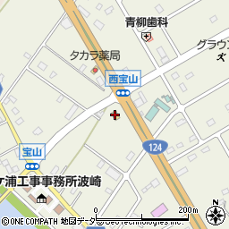 ファミリーマート神栖宝山店周辺の地図