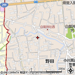 埼玉県入間市野田256周辺の地図