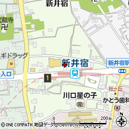 アスター歯科　新井宿駅前周辺の地図