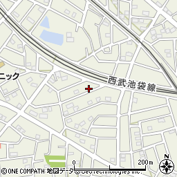 埼玉県飯能市笠縫152-9周辺の地図