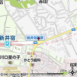 埼玉県川口市赤山1310-8周辺の地図