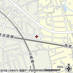 埼玉県飯能市笠縫315-1周辺の地図