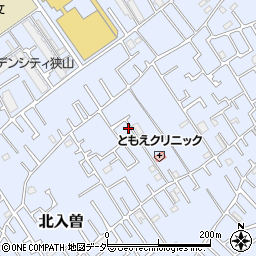 埼玉県狭山市北入曽458-17周辺の地図