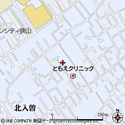 埼玉県狭山市北入曽458-28周辺の地図