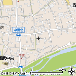 埼玉県入間市野田735周辺の地図