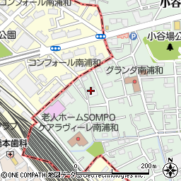 埼玉県川口市小谷場45周辺の地図