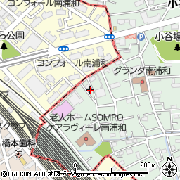 埼玉県川口市小谷場42周辺の地図