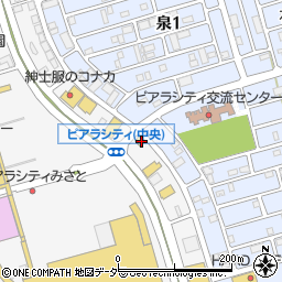 ソフトバンク三郷インター店周辺の地図