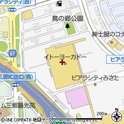 らあめん花月嵐 イトーヨーカドー三郷店周辺の地図