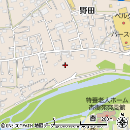 埼玉県入間市野田796周辺の地図