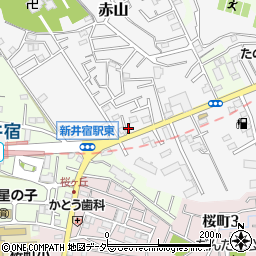 埼玉県川口市赤山1205-5周辺の地図
