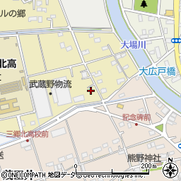埼玉県三郷市大広戸764周辺の地図