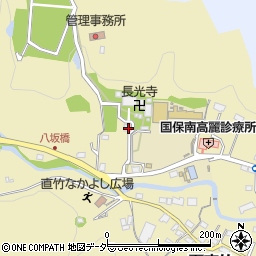 埼玉県飯能市下直竹1052-2周辺の地図