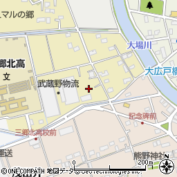 埼玉県三郷市大広戸781周辺の地図