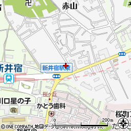 埼玉県川口市赤山1310-2周辺の地図