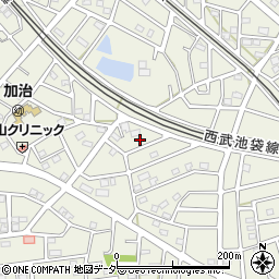 埼玉県飯能市笠縫154-8周辺の地図