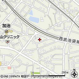 埼玉県飯能市笠縫154-7周辺の地図