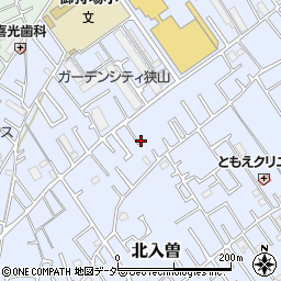 埼玉県狭山市北入曽780周辺の地図