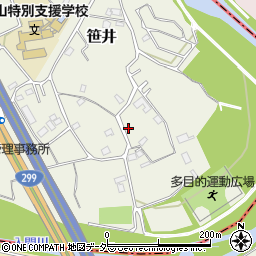 埼玉県狭山市笹井3201周辺の地図