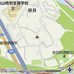 埼玉県狭山市笹井3202-2周辺の地図