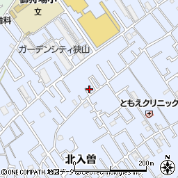 埼玉県狭山市北入曽777周辺の地図
