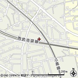 埼玉県飯能市笠縫306-7周辺の地図