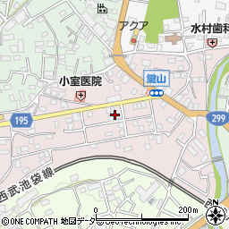 〒358-0004 埼玉県入間市鍵山の地図