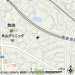 埼玉県飯能市笠縫109-1周辺の地図
