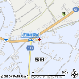 千葉県成田市桜田1005-2周辺の地図