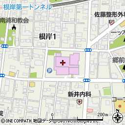 さいたま市文化センター　大ホール周辺の地図