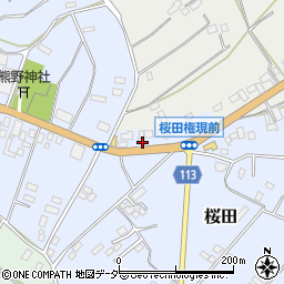千葉県成田市桜田1000-1周辺の地図