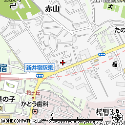 埼玉県川口市赤山1204-1周辺の地図