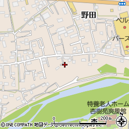 埼玉県入間市野田784周辺の地図