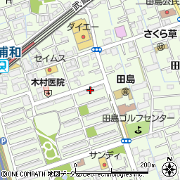 田島団地１－１周辺の地図