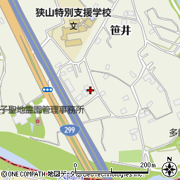 埼玉県狭山市笹井3270周辺の地図