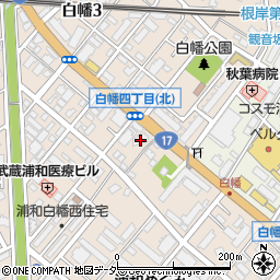 コスモ武蔵浦和ロイヤルフォルム周辺の地図
