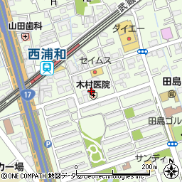 木村医院周辺の地図