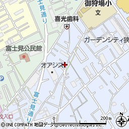 埼玉県狭山市北入曽824-12周辺の地図