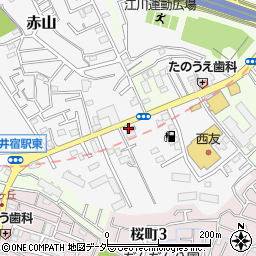 キッズハウス　新井宿駅前園周辺の地図