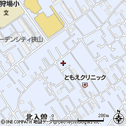 埼玉県狭山市北入曽463周辺の地図