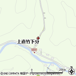 埼玉県飯能市上直竹下分475周辺の地図