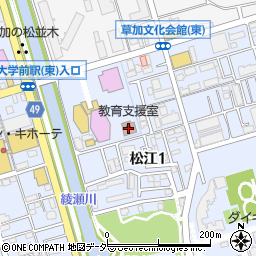 社会福祉法人 草加市社会福祉協議会周辺の地図