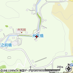 埼玉県飯能市上直竹下分124周辺の地図